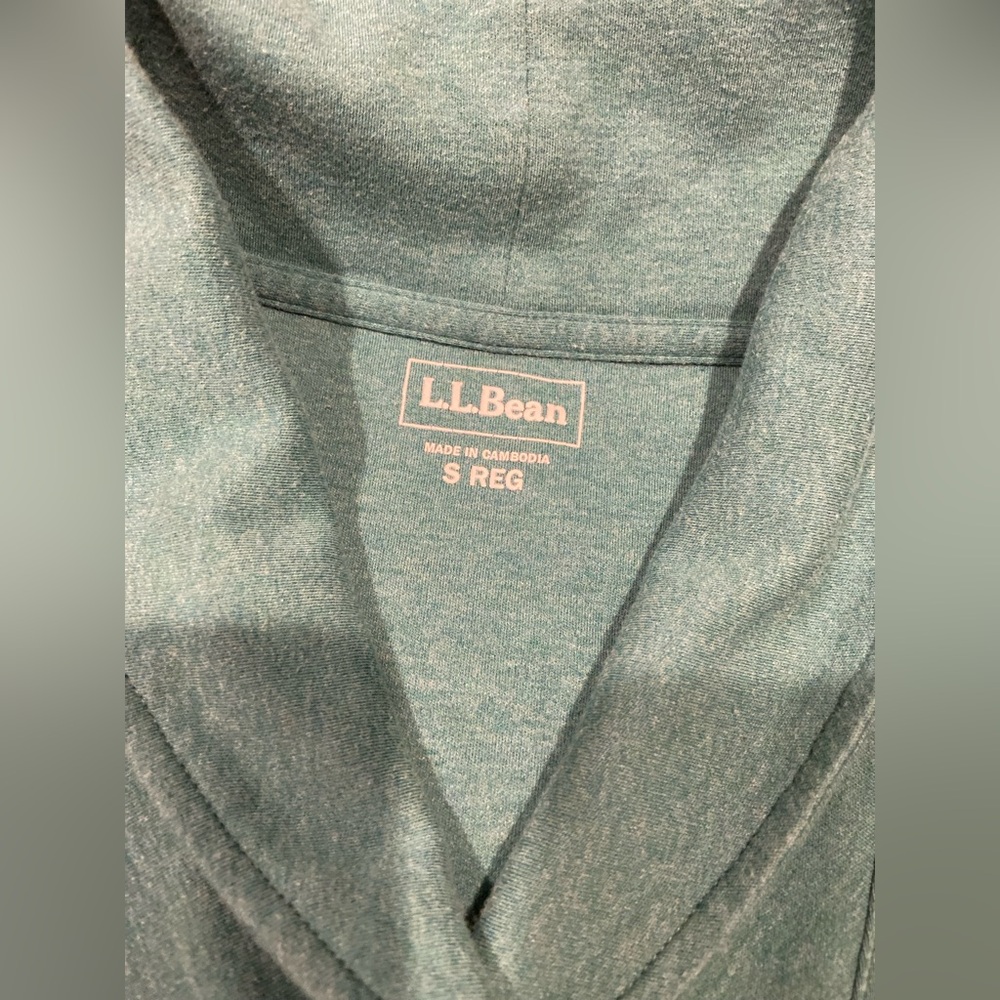 L.L.Bean Shawl Collar Short Sleeve Top – Size Small - Picture 5 of 7